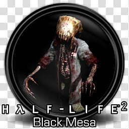 Valve Game , Half-Life  Black Mesa logo transparent background PNG clipart