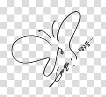 Snsd Taeyeon Signature transparent background PNG clipart