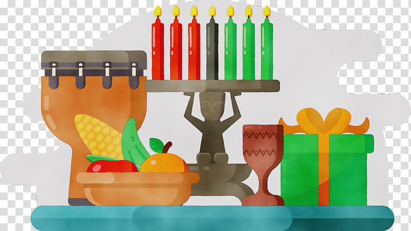 toy play, Kwanzaa, Happy Kwanzaa, Watercolor, Paint, Wet Ink transparent background PNG clipart