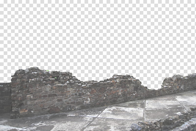 Broken Stone Wall With Hole PNG Background (Brick-And-Wall