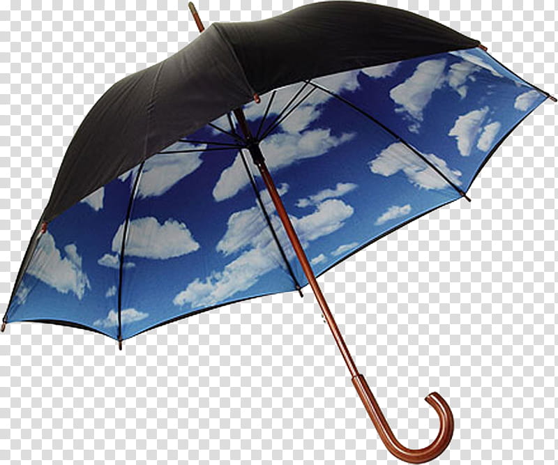 blue and black umbrella transparent background PNG clipart