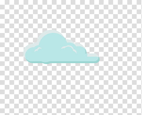 CLOUDS, teal cloud illustration transparent background PNG clipart