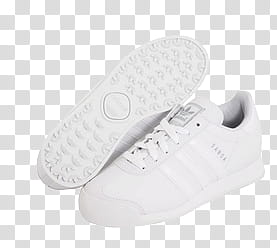 s, pair of white adidas low-top sneakers transparent background PNG clipart