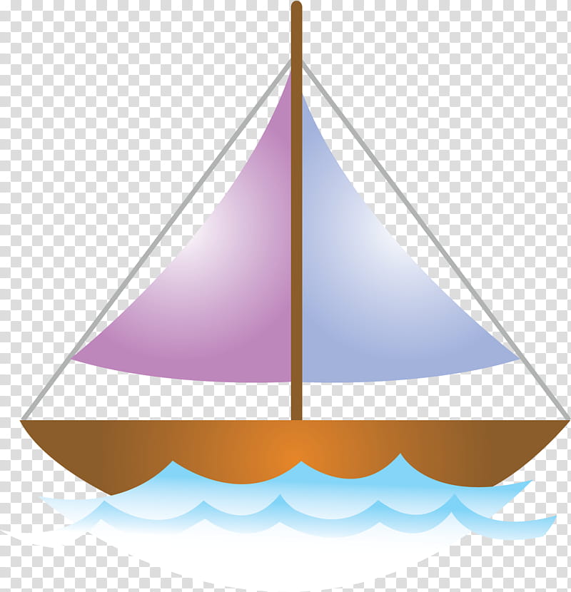 Boat, Sail, Sailing Ship, Sailboat, Cartoon, Drawing, Watercraft, Triangle transparent background PNG clipart