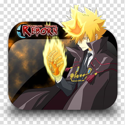 Katekyo Hitman Reborn Anime Folder Icon, Reborn file folder art transparent background PNG clipart