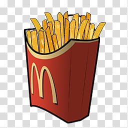 McDonald Recycle Bin, McDonald's french fries illustration transparent background PNG clipart