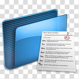 Aqueous, Folder Documents icon transparent background PNG clipart