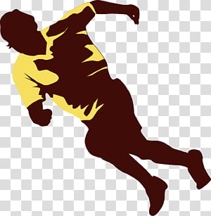 Cartoon Football,  Cartoon, Football Player, Silhouette, Athlete, Color, Computer Software, Joint transparent background PNG clipart thumbnail