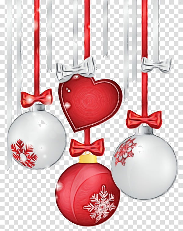 Christmas And New Year, Christmas Ornament, Christmas Day, Christmas Decoration, Santa Claus, Red, Heart, Holiday Ornament transparent background PNG clipart