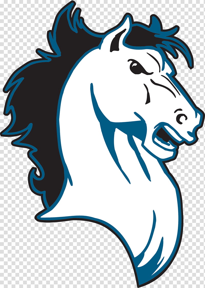 Horse, Mustang, Cartoon, Maverick, Animal, Line Art, Black White M, Mascot transparent background PNG clipart