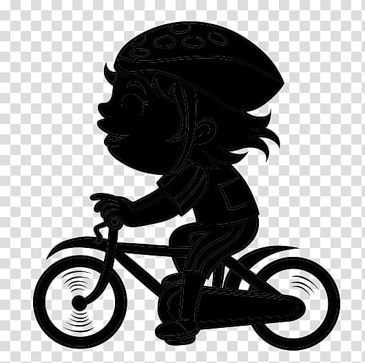 Bicycle, Character, Sporting Goods, Silhouette, Sports, Black M, Vehicle, Cycling transparent background PNG clipart