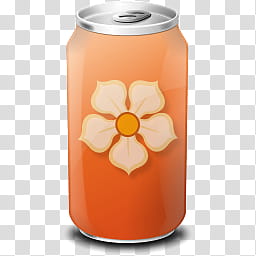 Drink Web   Icon , orange can transparent background PNG clipart