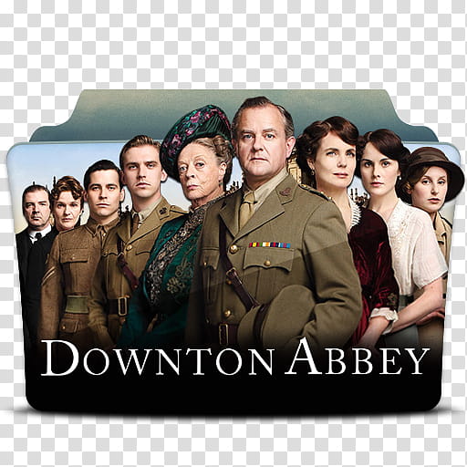 TV Series Folder Icons PACK , Downton Abbey transparent background PNG clipart