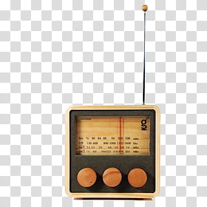 Old times , brown and black radio transparent background PNG clipart