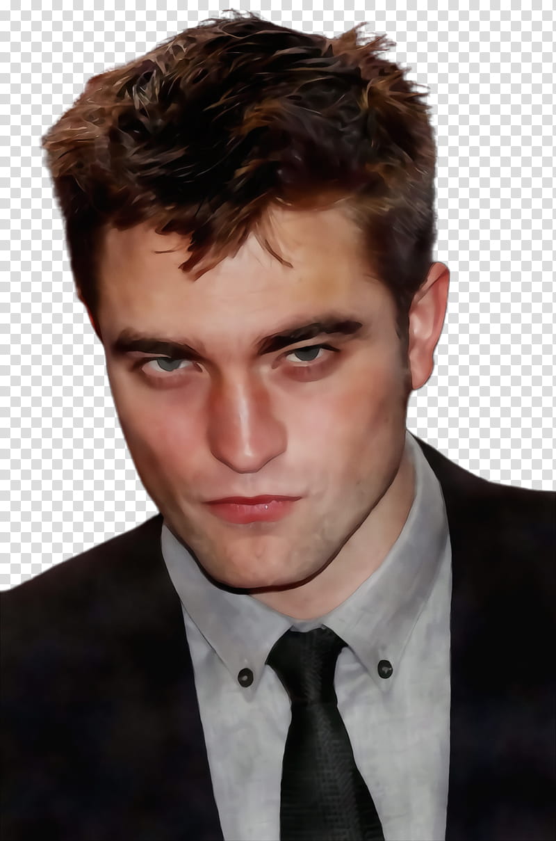 Hair Watercolor Paint Wet Ink Robert Pattinson Edward Cullen Twilight Saga Actor Transparent Background Png Clipart Hiclipart