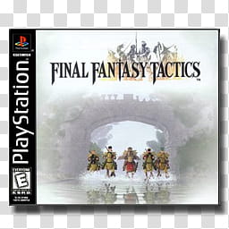 PSX Roms Case Icons , PSX, Final Fantasy Tactics transparent background PNG clipart