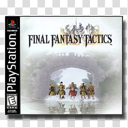 PSX Roms Case Icons , PSX, Final Fantasy transparent background