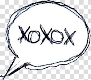 text Bubbles s, Xoxox dialogue box illustration transparent background PNG clipart