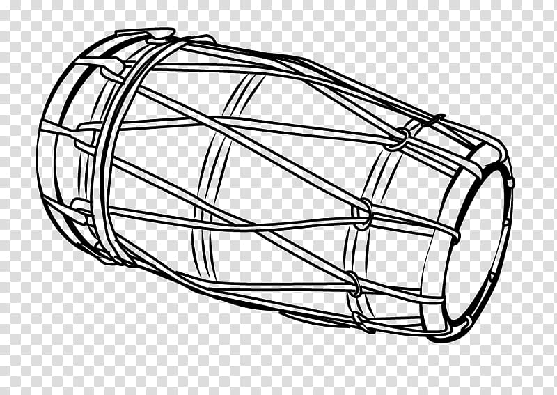 Bicycle, Dhol, Drawing, Dholak, Line Art, Musical Instruments, TABLA, Dholki transparent background PNG clipart