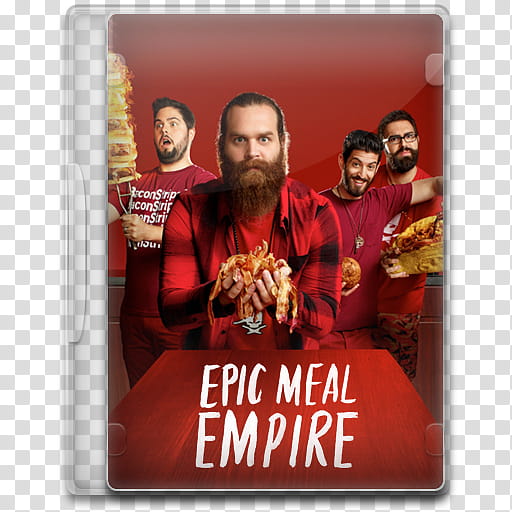 TV Show Icon Mega , Epic Meal Empire, Epic Meal Empire DVD case transparent background PNG clipart