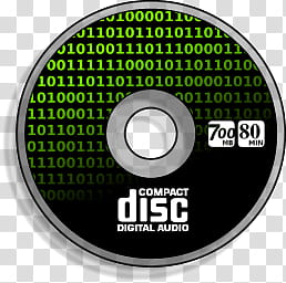 Optical Discs  , CD-Data icon transparent background PNG clipart