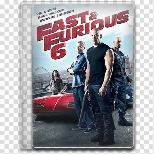 Movie Icon , Fast & Furious , Fast & Furious  DVD case transparent background PNG clipart