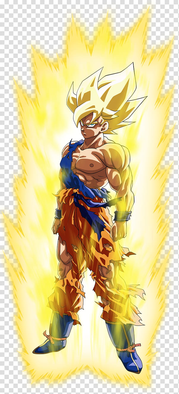 Goku SSJ (Namek), Super Saiyan (FnF) Aura Palette transparent background PNG clipart