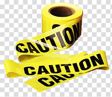 Police Tape s, yellow and black caution strap transparent background PNG clipart