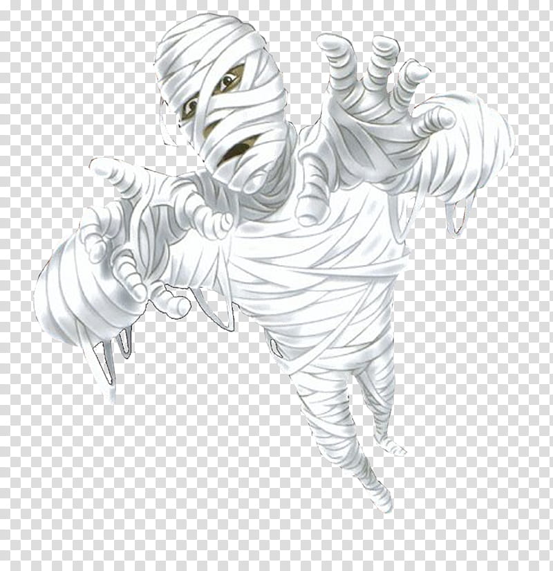 Halloween, mummy illustration transparent background PNG clipart
