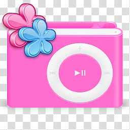 Icons, camara, nd generation pink iPod shuffle transparent background PNG clipart