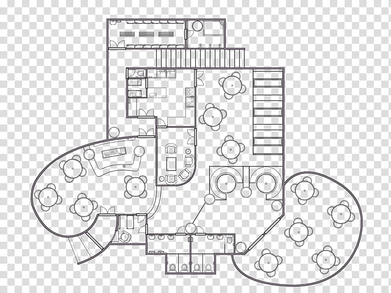 Shadowrun Map Cafe, illustration of floor plan transparent background PNG clipart