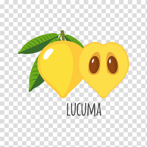Fruit Tree, Lucuma, Superfood, Logo, Yellow, Leaf, Plant, Smile transparent background PNG clipart