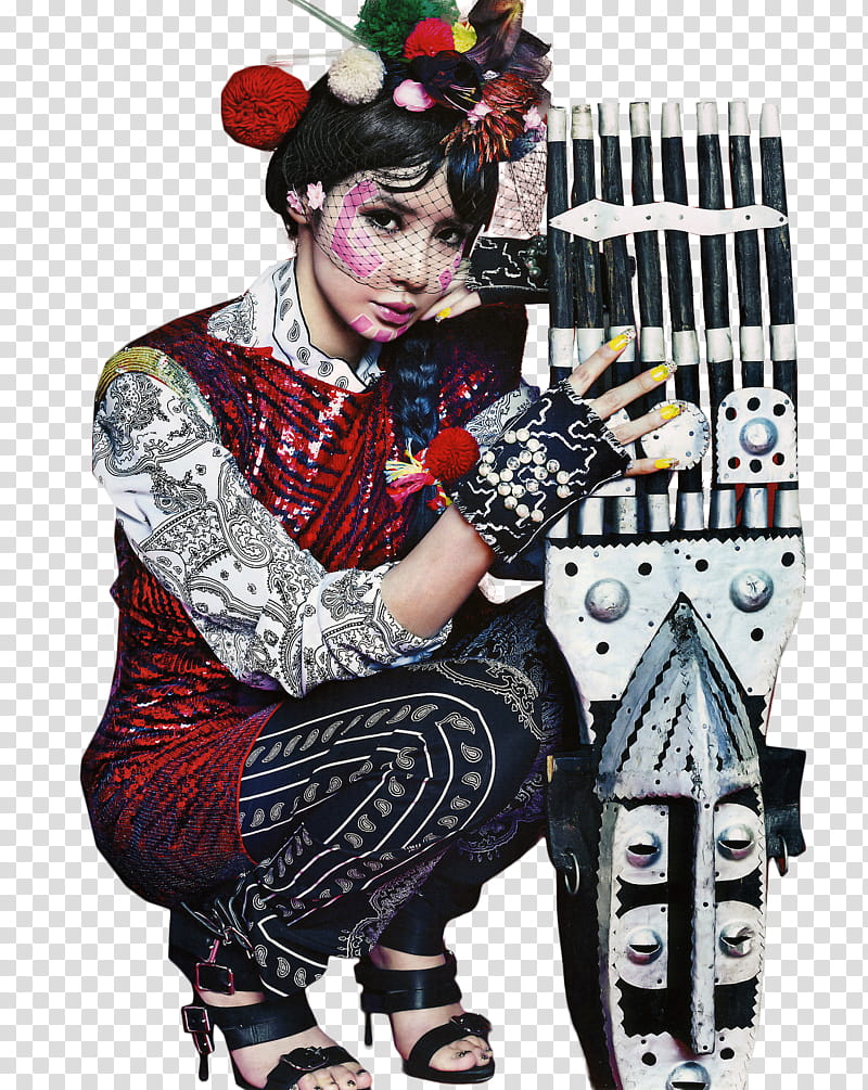 ne render, female holding gray and black metal scrap illustration transparent background PNG clipart