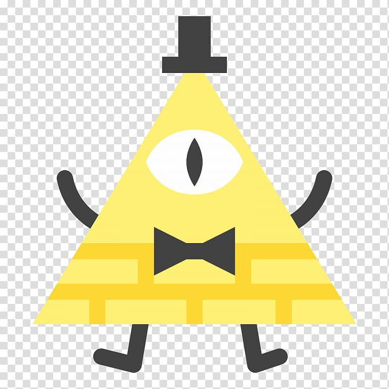 Gravity Falls Bill, Bill Cipher, Symbol, Drawing, Yellow, Line