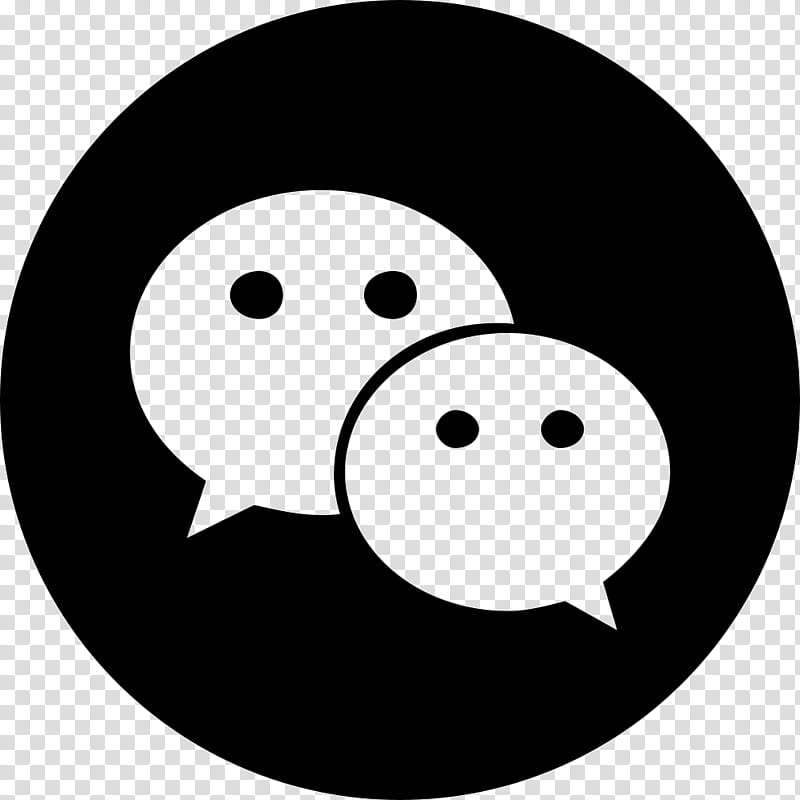 Black Circle, Wechat, Data, Wechat Mini Programs, Computer Software, Computer Network, Technology, Facial Expression transparent background PNG clipart