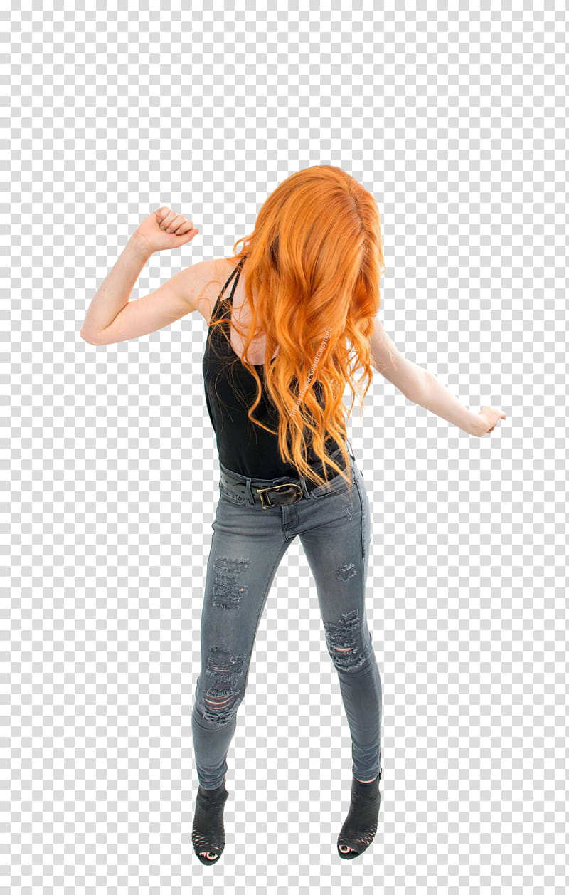 Katherine McNamara, blonde woman standing with both arms apart transparent background PNG clipart