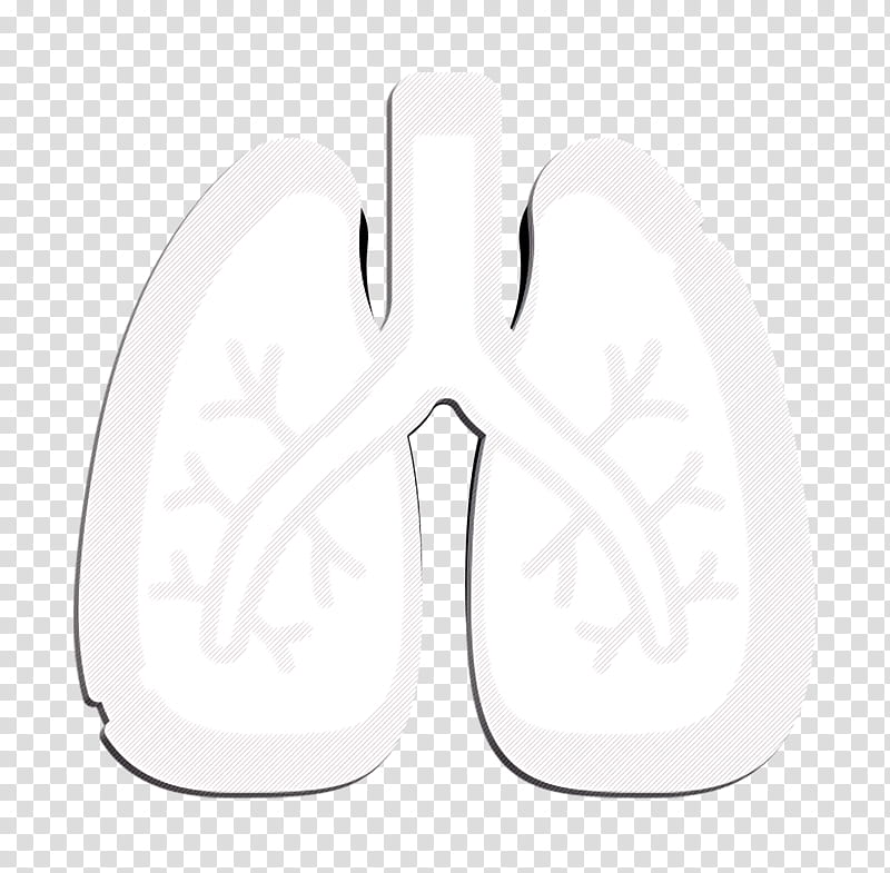 Medicine icon Lung icon Lungs icon, White, Text, Blackandwhite, Hand, Finger, Logo, Symbol transparent background PNG clipart