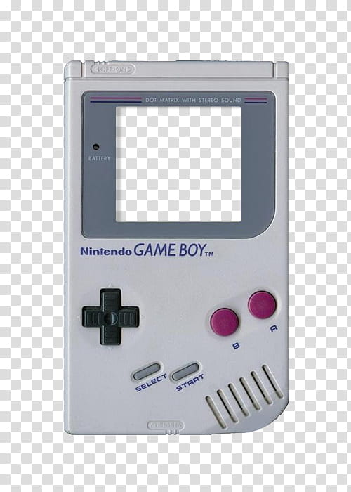 s, white Nintendo Game Boy transparent background PNG clipart