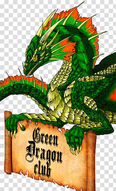 Green dragonclub id colour, Green Dragon Club logo transparent background PNG clipart