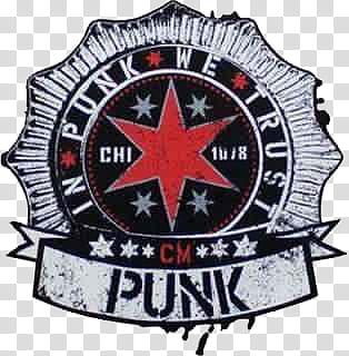 CM Punk Logos Alma Edicions, black and silver CM Punk logo transparent background PNG clipart