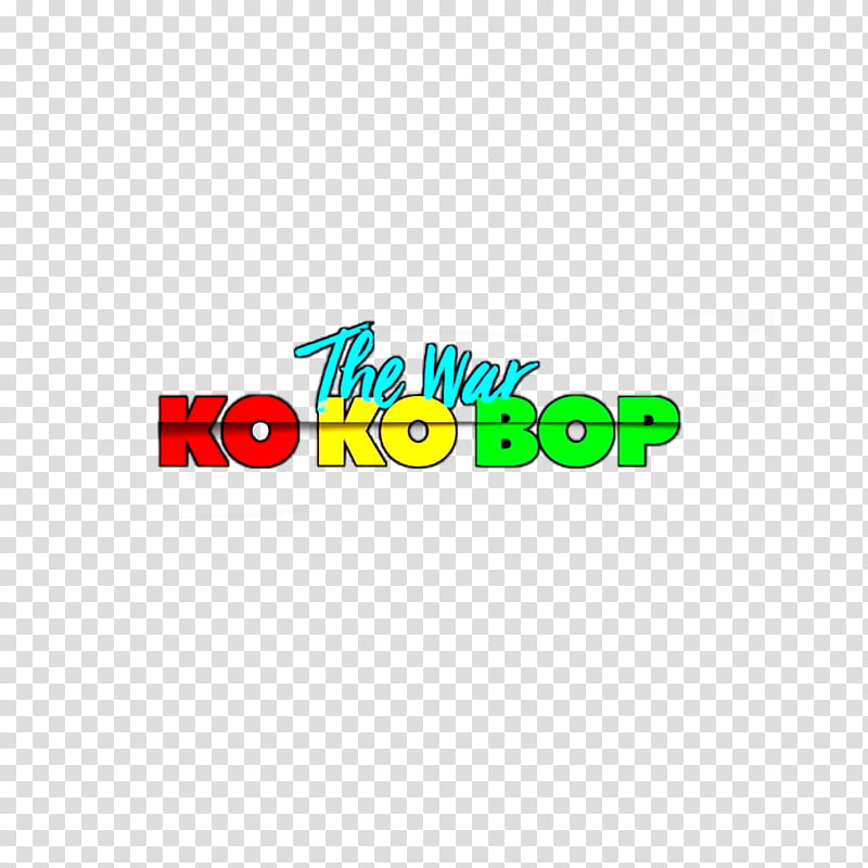 EXO THE WAR KO KO BOP, The War Ko Ko Bop text transparent background PNG clipart