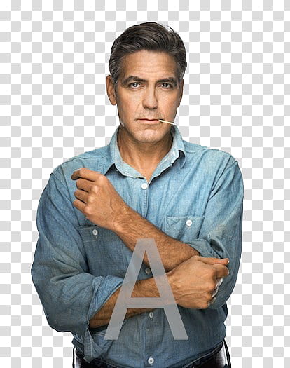 George Clooney transparent background PNG clipart