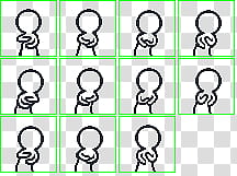 Dancin Sprite Sheet, dancing gesture collage transparent background PNG clipart