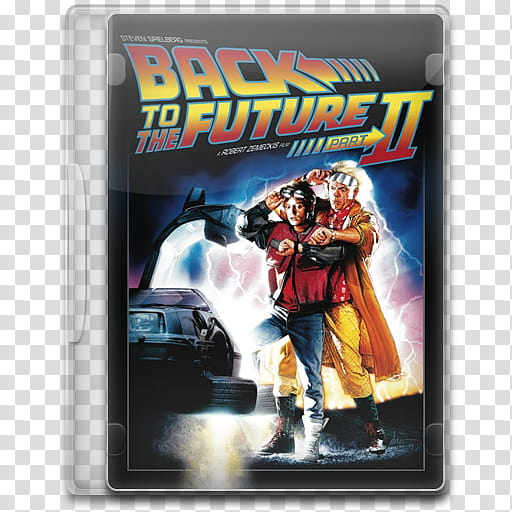 Movie Icon , Back to the Future II, Back to Future II case illustration transparent background PNG clipart