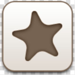 Albook extended sepia , brown star transparent background PNG clipart