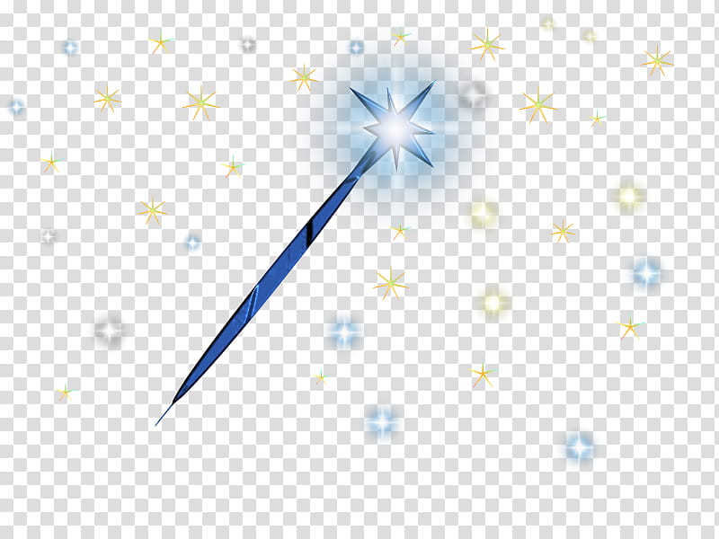 Blue Star, Wand, Magic, Baguette, Text, Computer, Line transparent background PNG clipart
