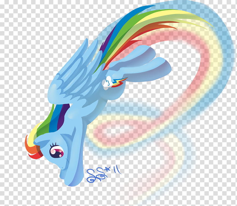 Loop-de-loop, Rainbow Dash transparent background PNG clipart