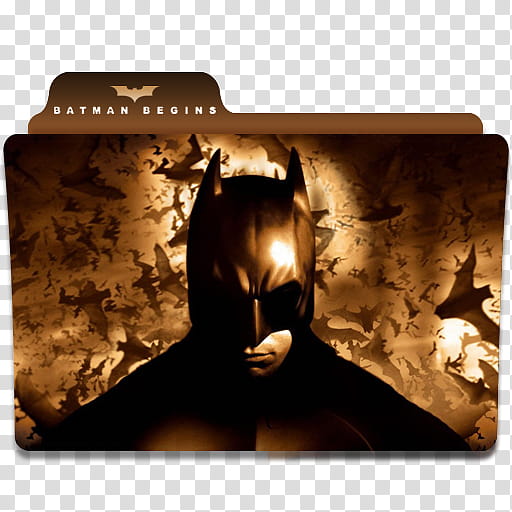 Movies folder icons , batman begins transparent background PNG clipart