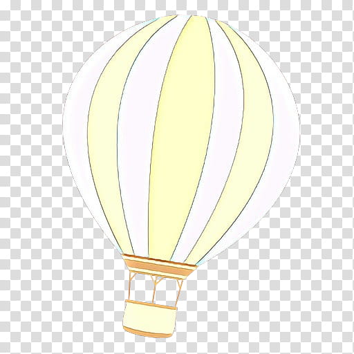 Hot air balloon, White, Yellow, Lighting, Vehicle transparent background PNG clipart
