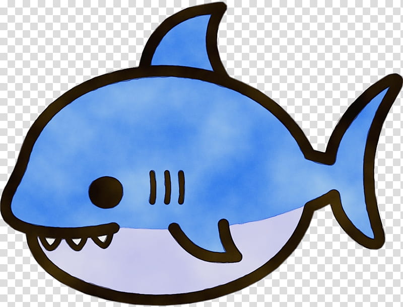 Great White Shark, Watercolor, Paint, Wet Ink, Cuteness, Fish, Animal, Gill transparent background PNG clipart
